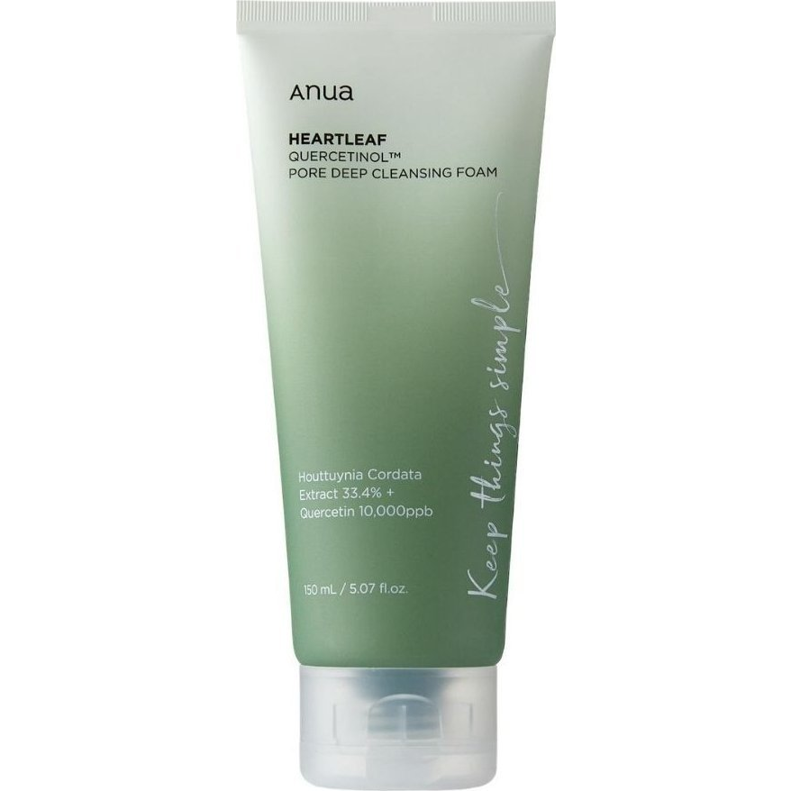 ANUA Heartleaf Quercetinol Pore Deep Cleansing - Čisticí pěna na ucpané póry 150 ml
